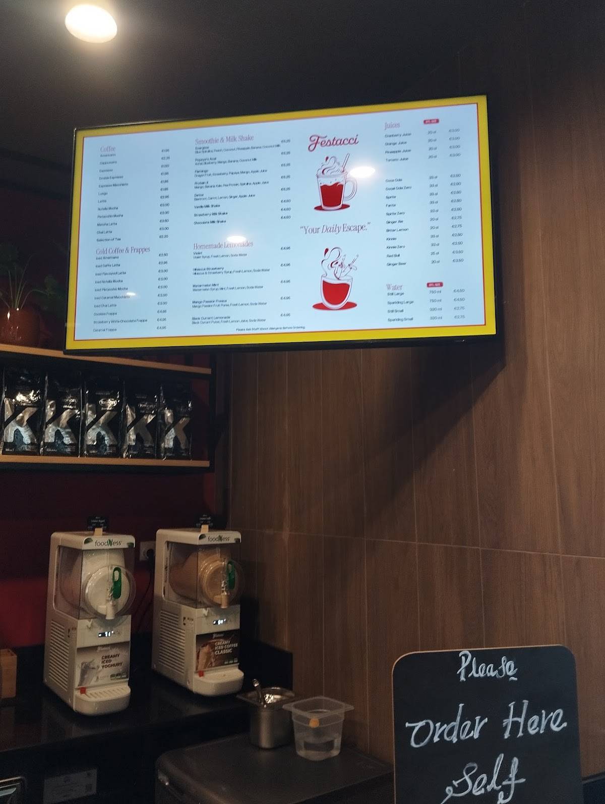 Festacci Malta меню