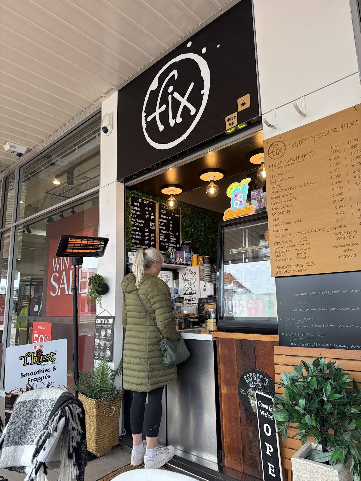 Fix Cafe & Espresso Bar. меню