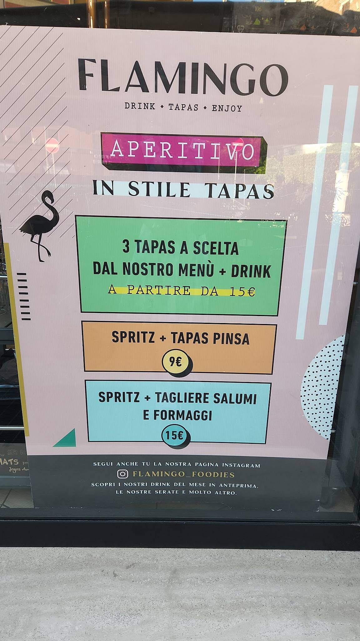 Flamingo - Tapas Bar меню