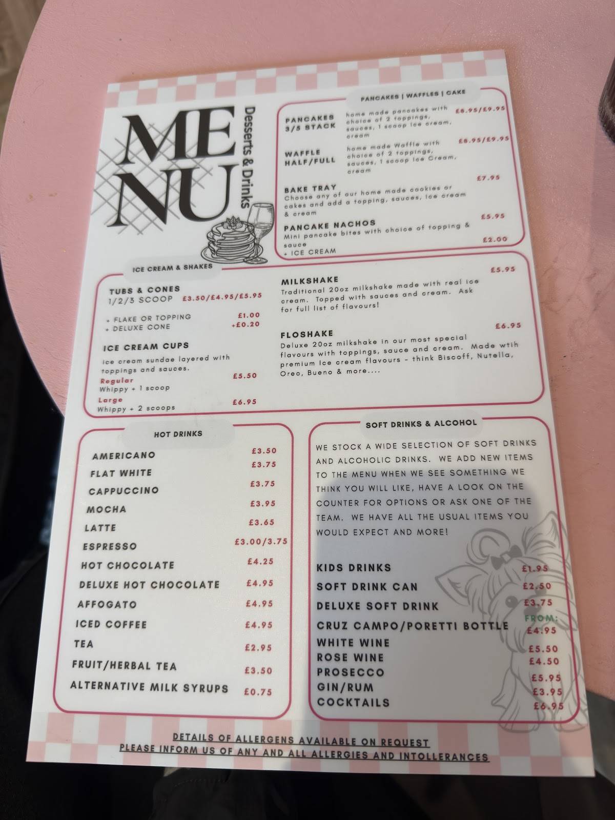 Flo's Diner меню