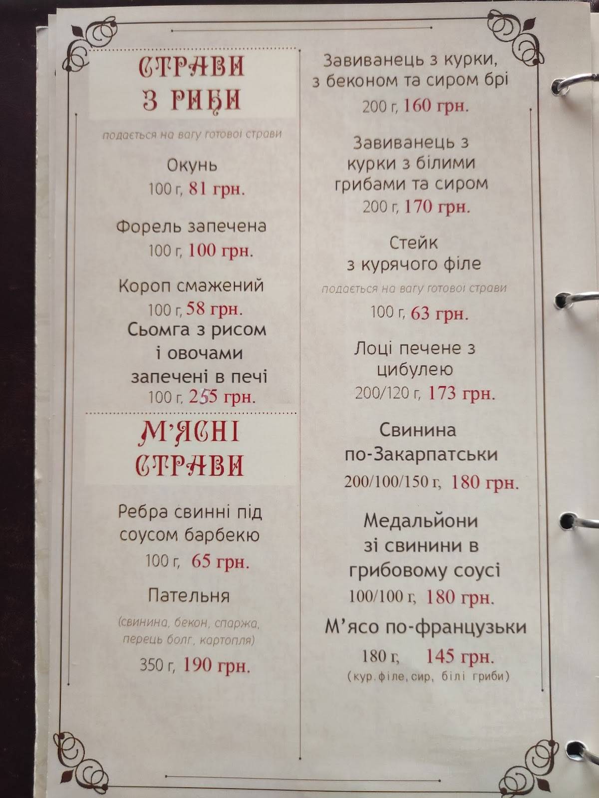Фокус меню