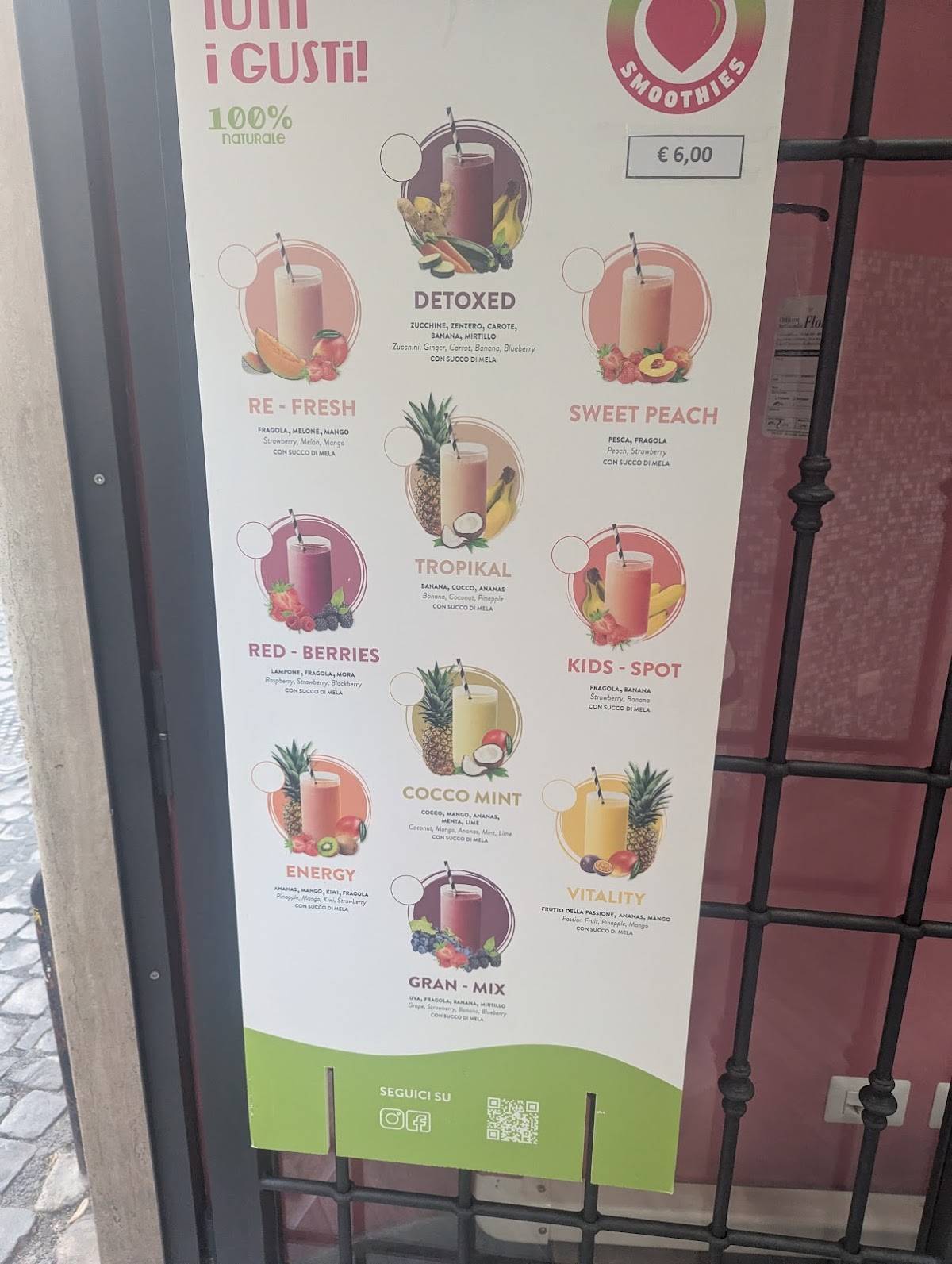Gelateria Regusto меню
