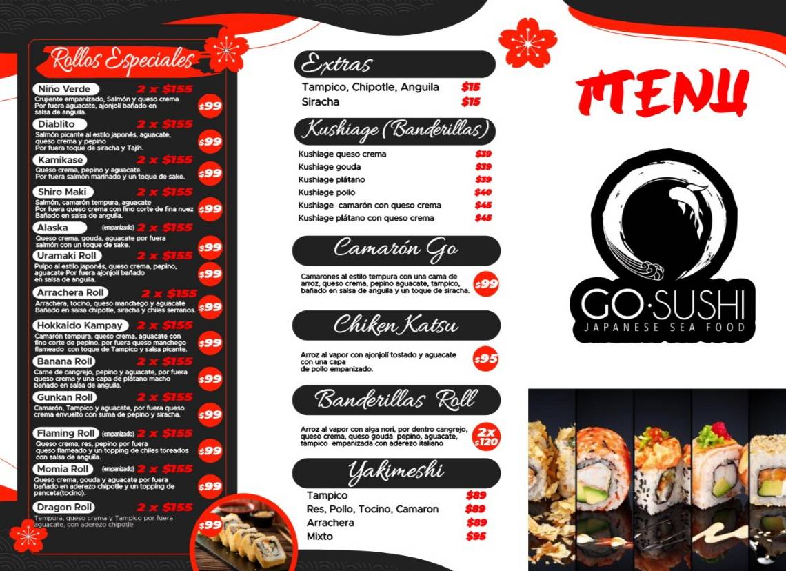 Go Sushi Japanese Sea Food меню
