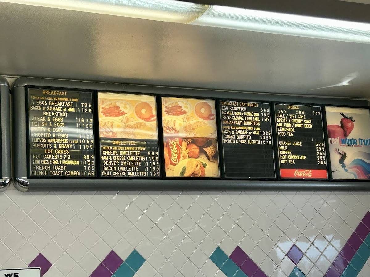 Gold Star Hamburgers меню