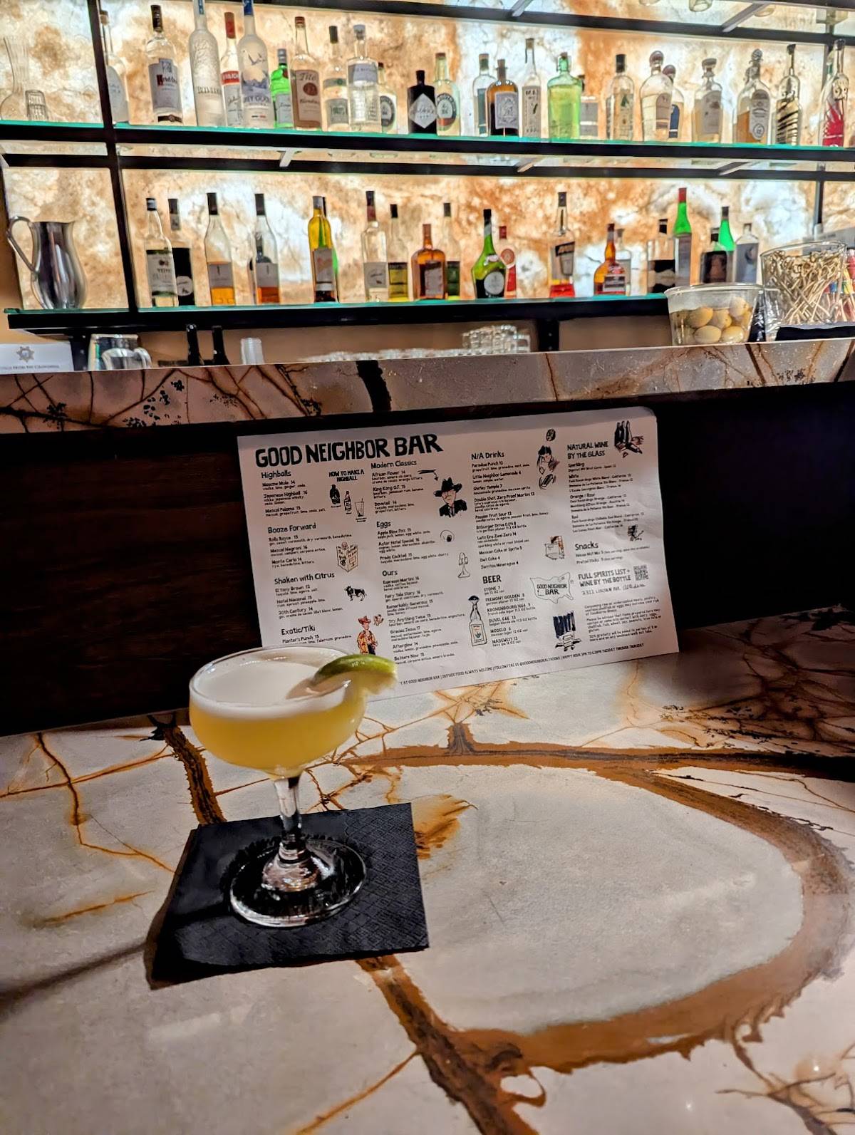 Good Neighbor Bar меню