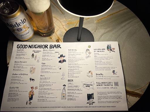 Good Neighbor Bar меню