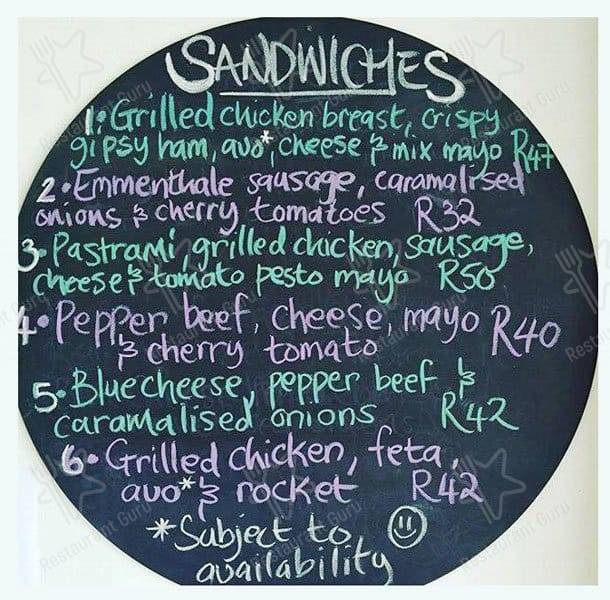 Relish Cafe меню