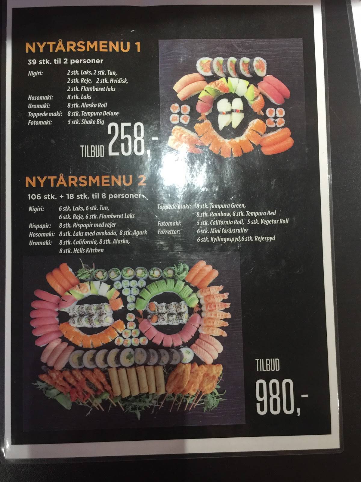 Great Sushi Greve меню