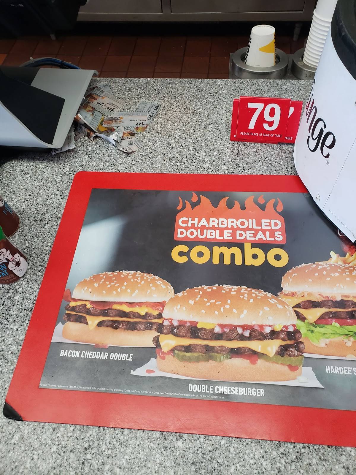 Hardee's меню