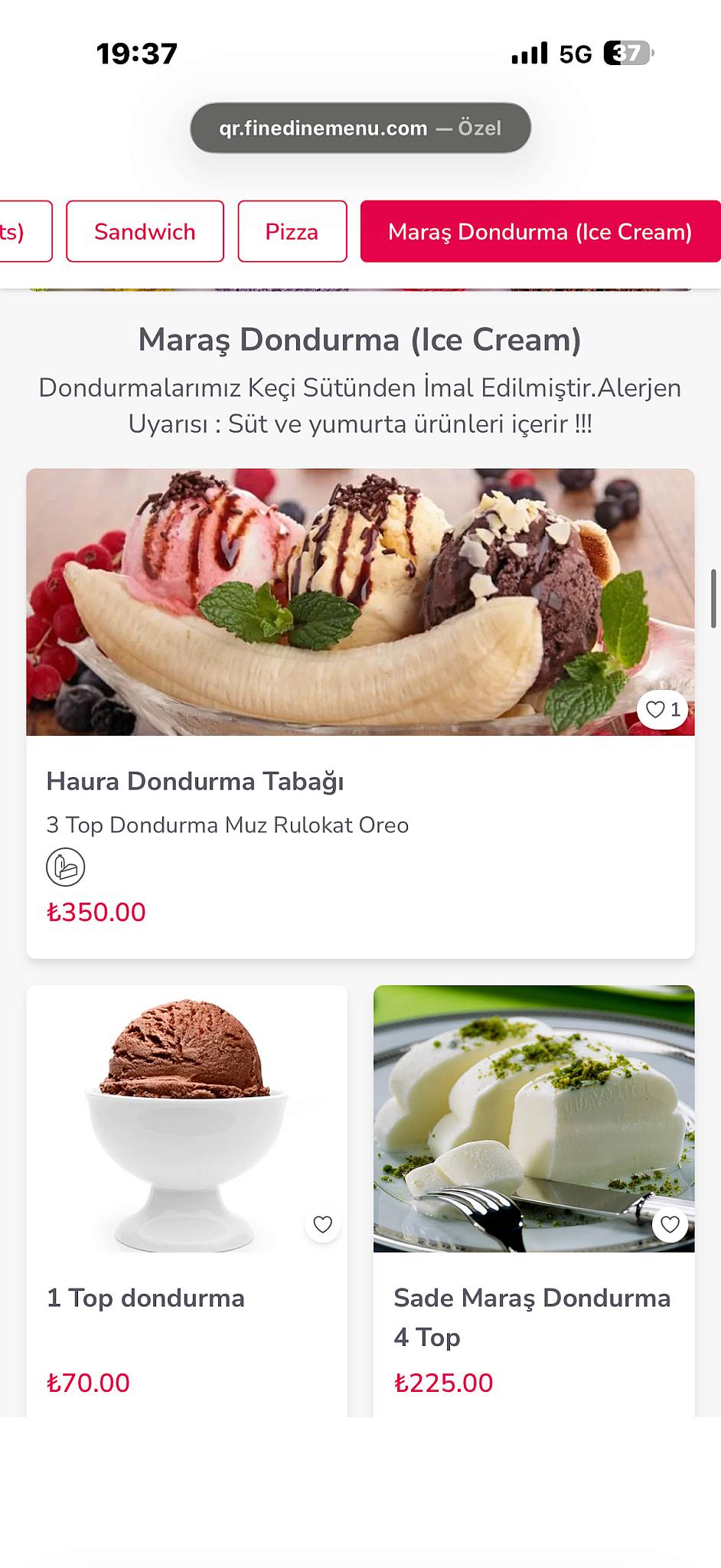 Haura Coffee Lounge меню