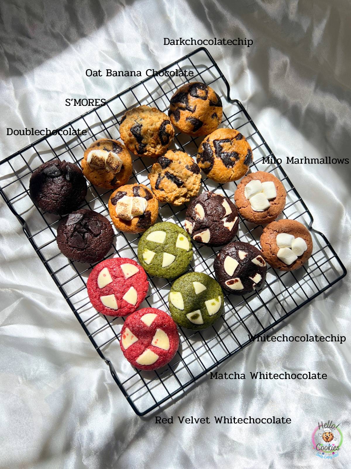 Hello Cookies меню