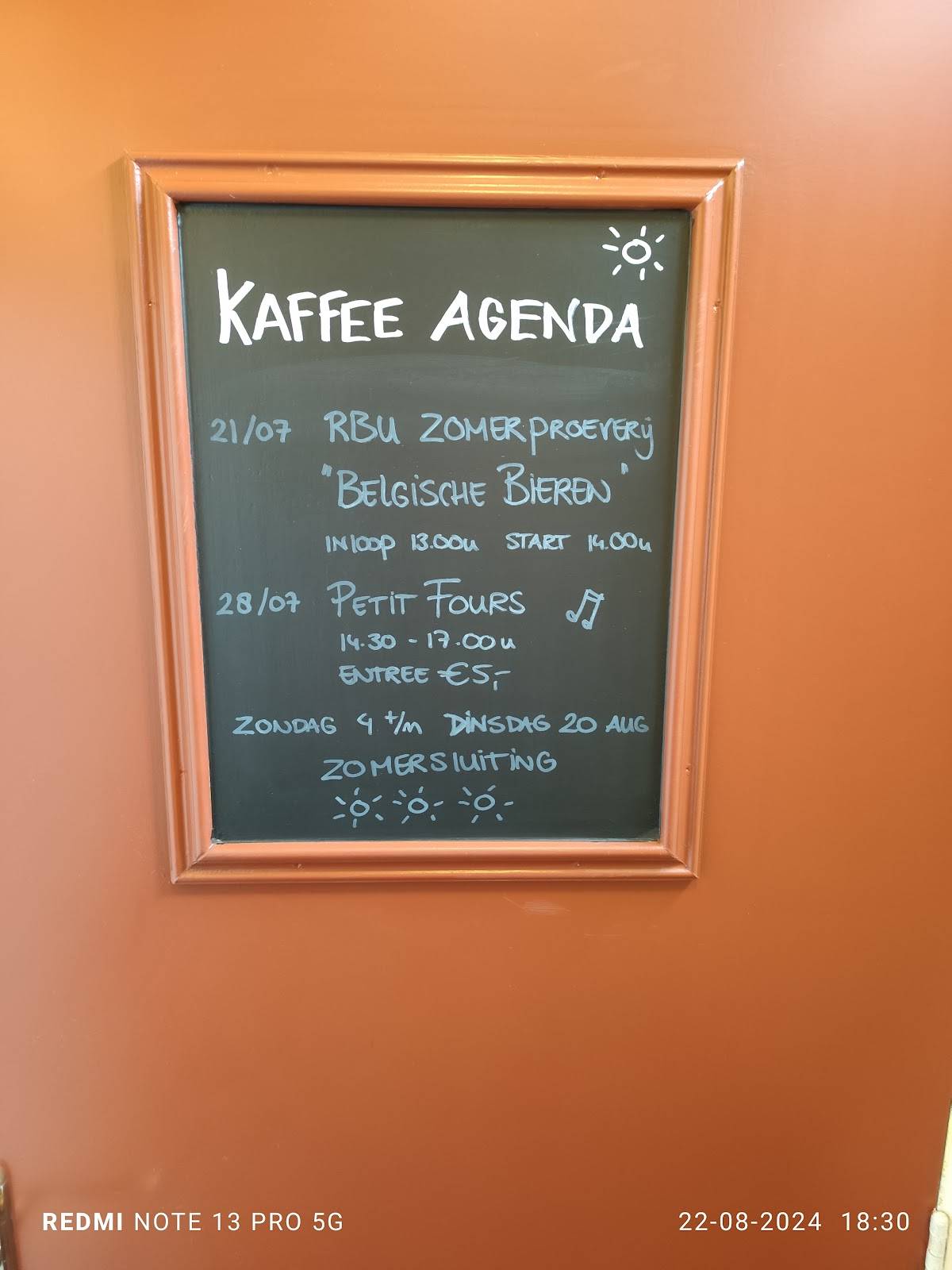 Het Kaffee меню