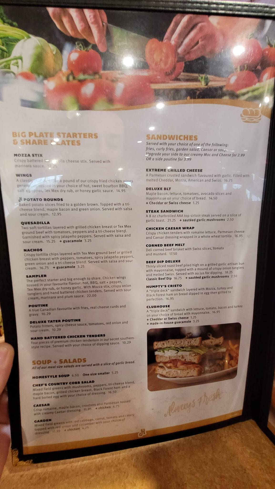 Humpty's Big Plate Diner - Grande Prairie меню