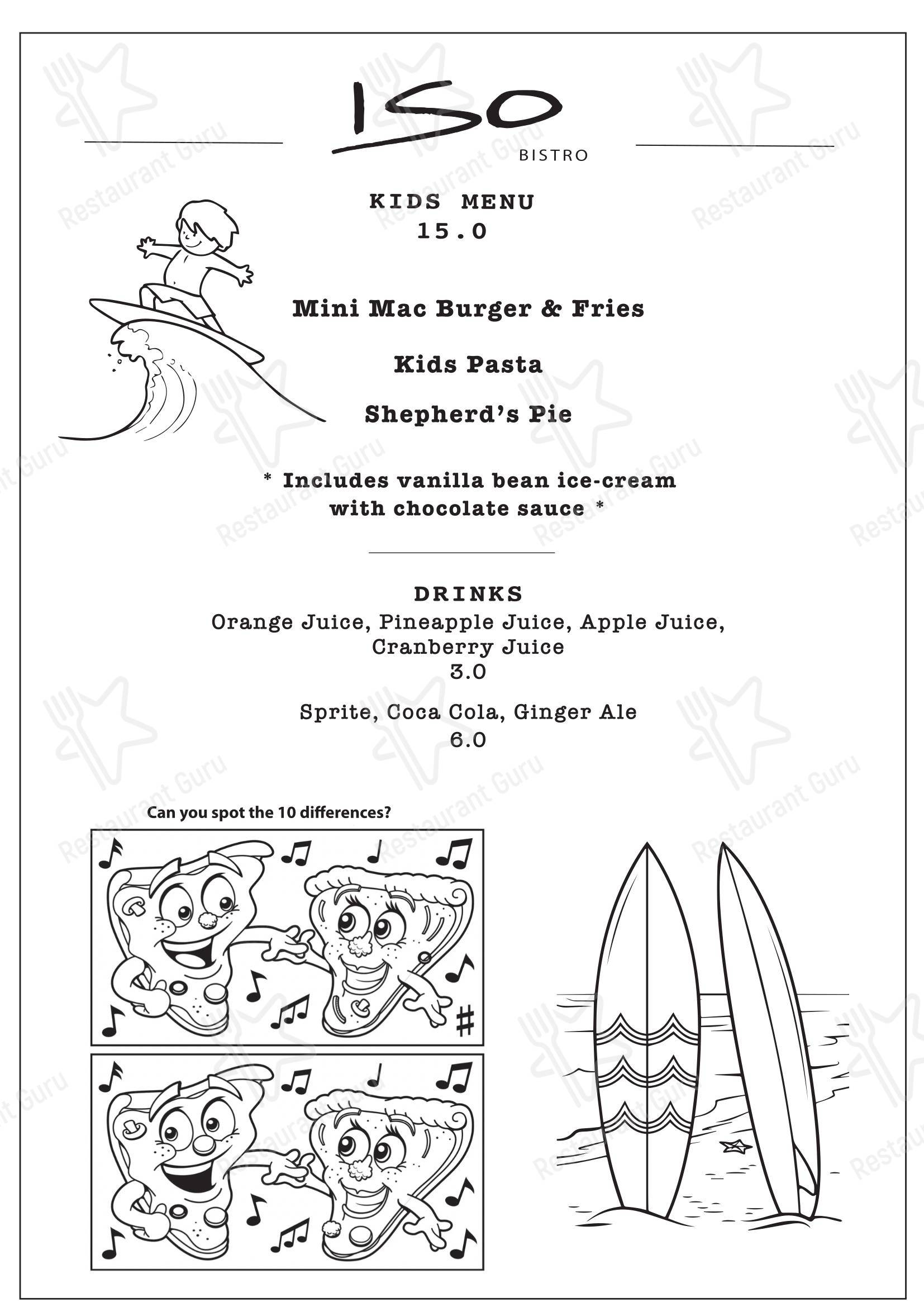 ISO Raglan • Bistro • Cocktail Lounge в Раглане - Крафт меню