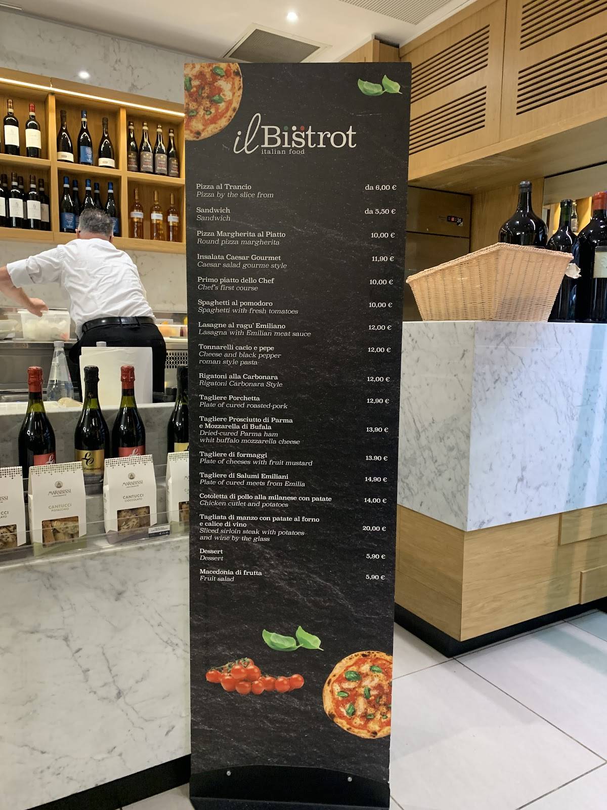 Il Bistrot - Roma Trevi меню