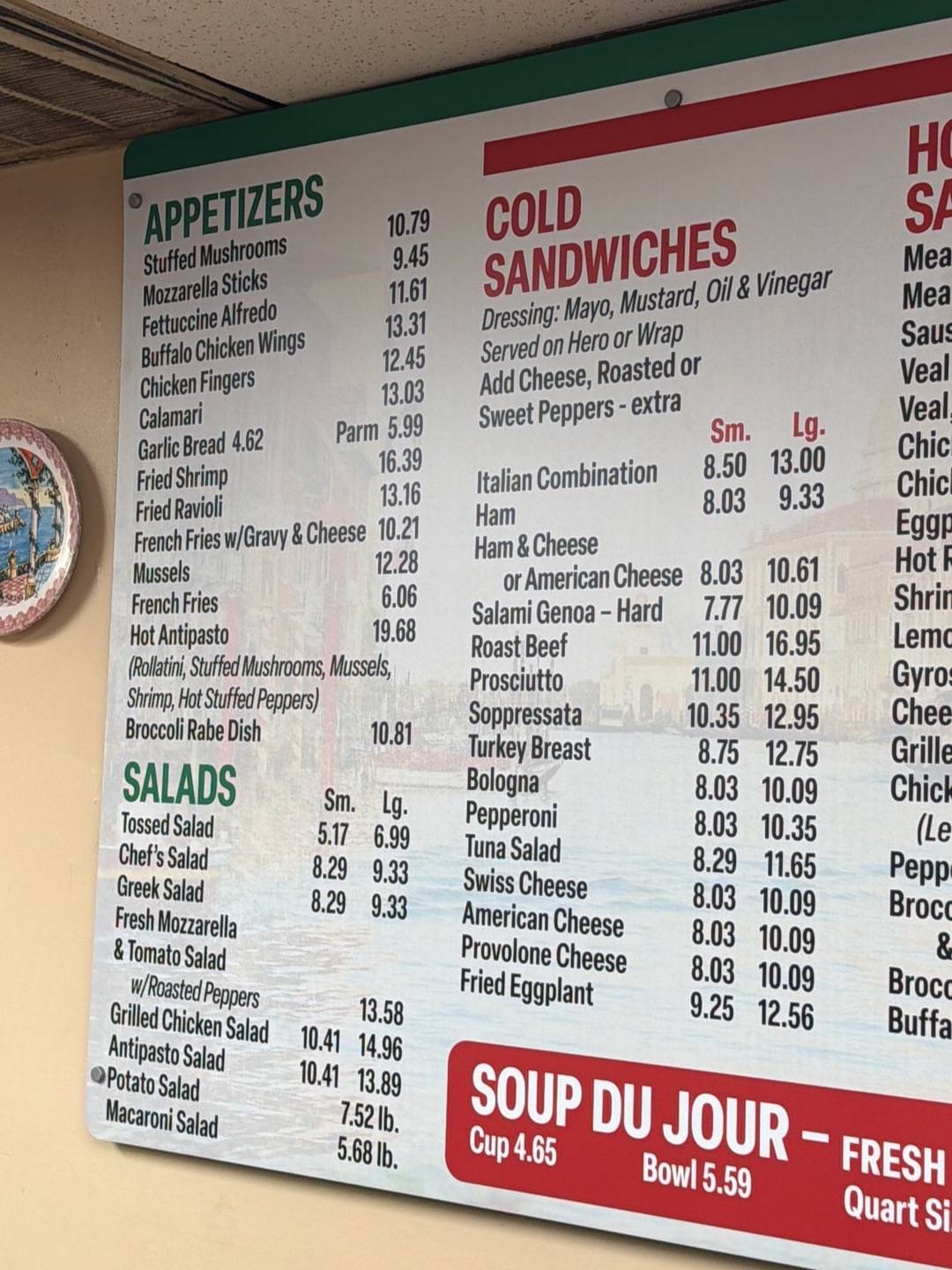 Italian Connection Pizza меню