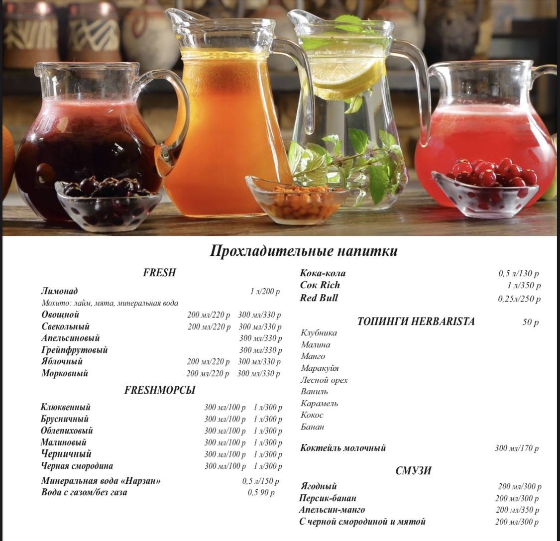 Изба меню