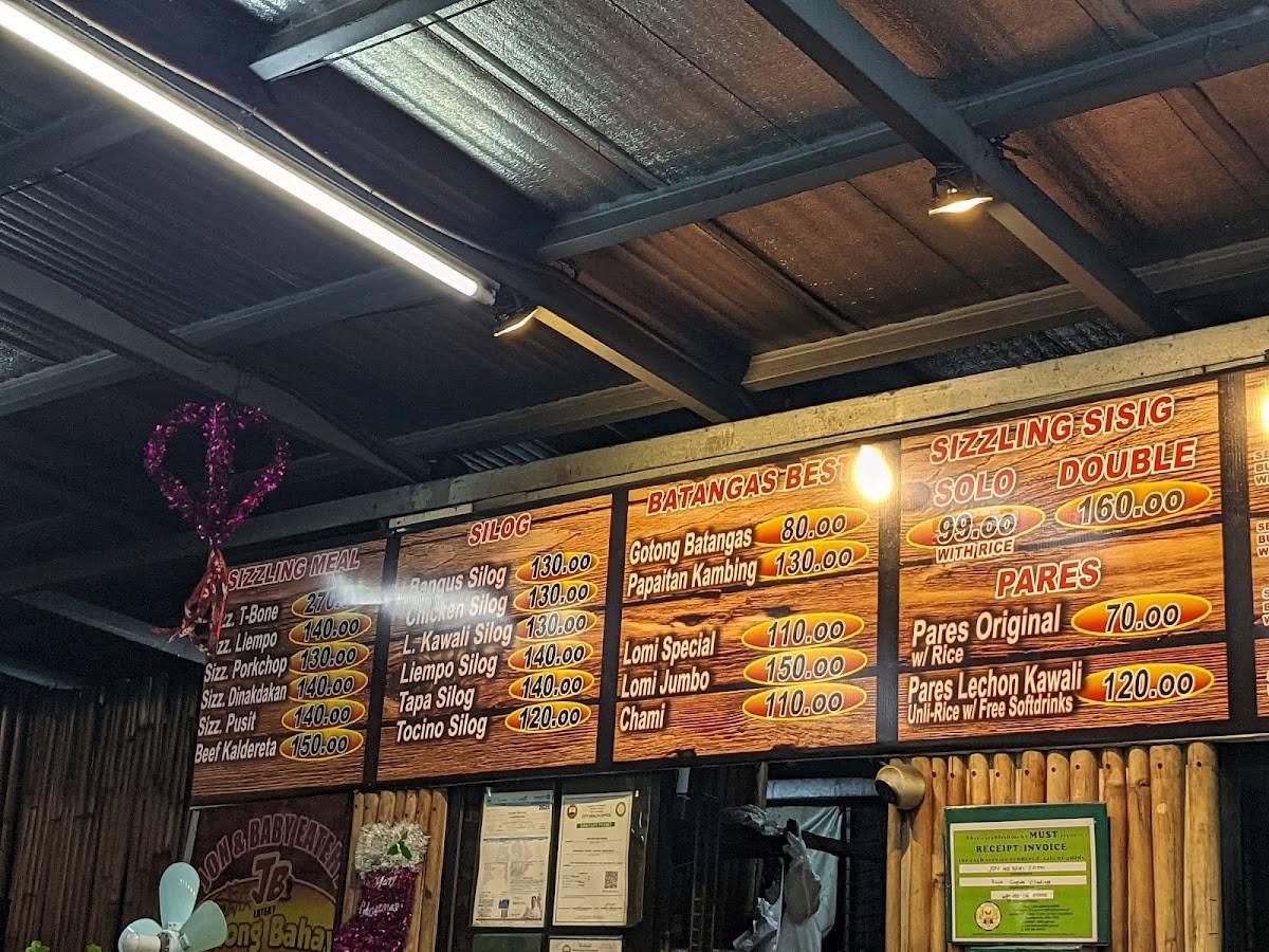 JB EATERY меню