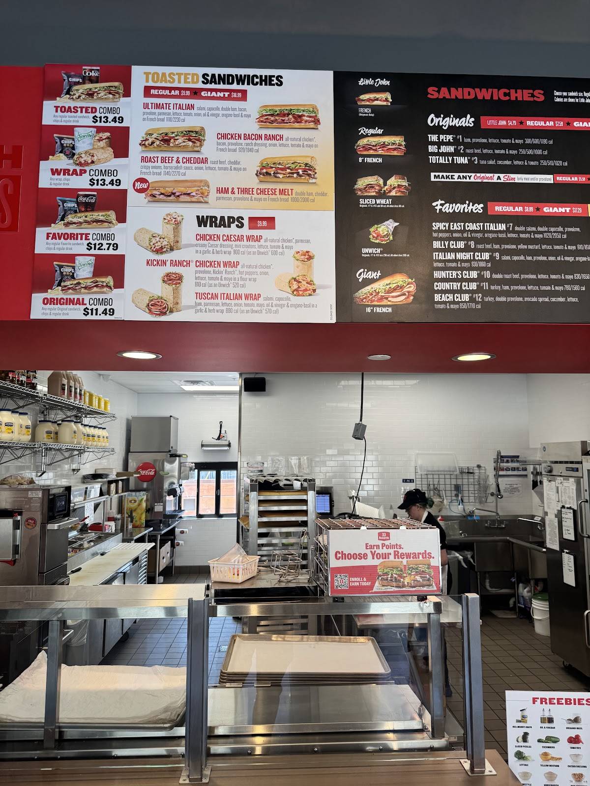 Jimmy John's меню