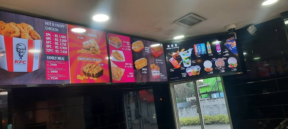KFC - Ragama меню