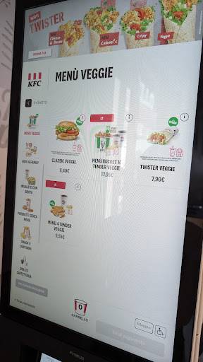 KFC меню