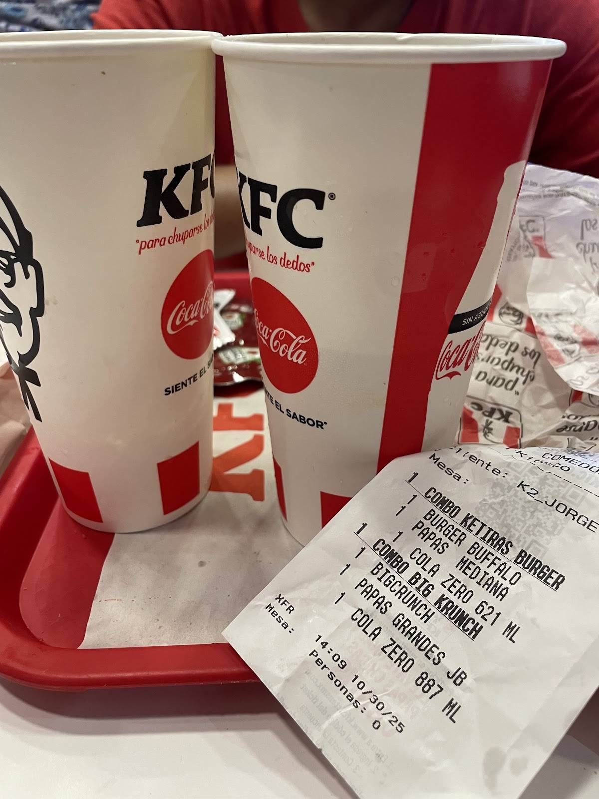 KFC меню