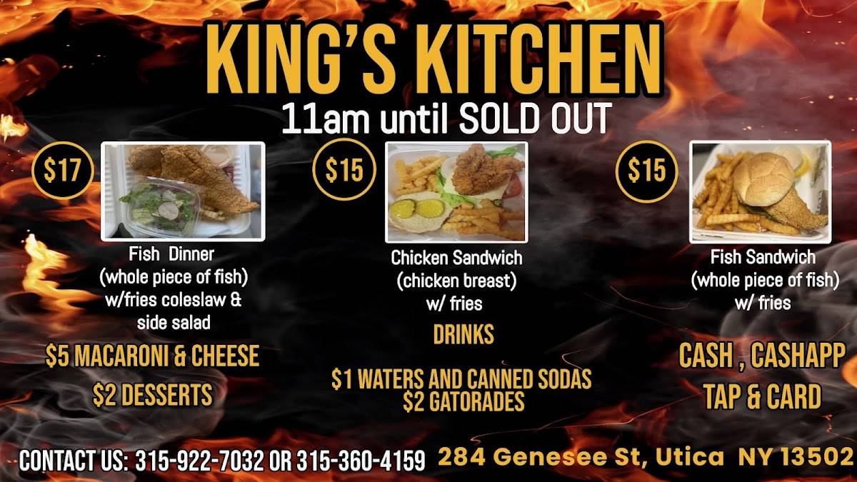 King's Kitchen меню