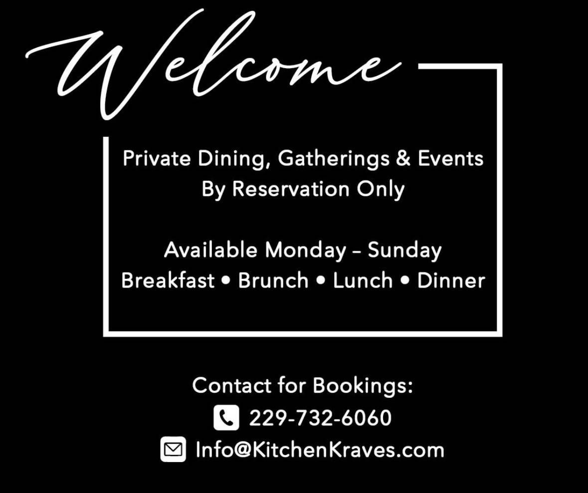 Kitchen Kraves-Private Dining, Gatherings & Events меню