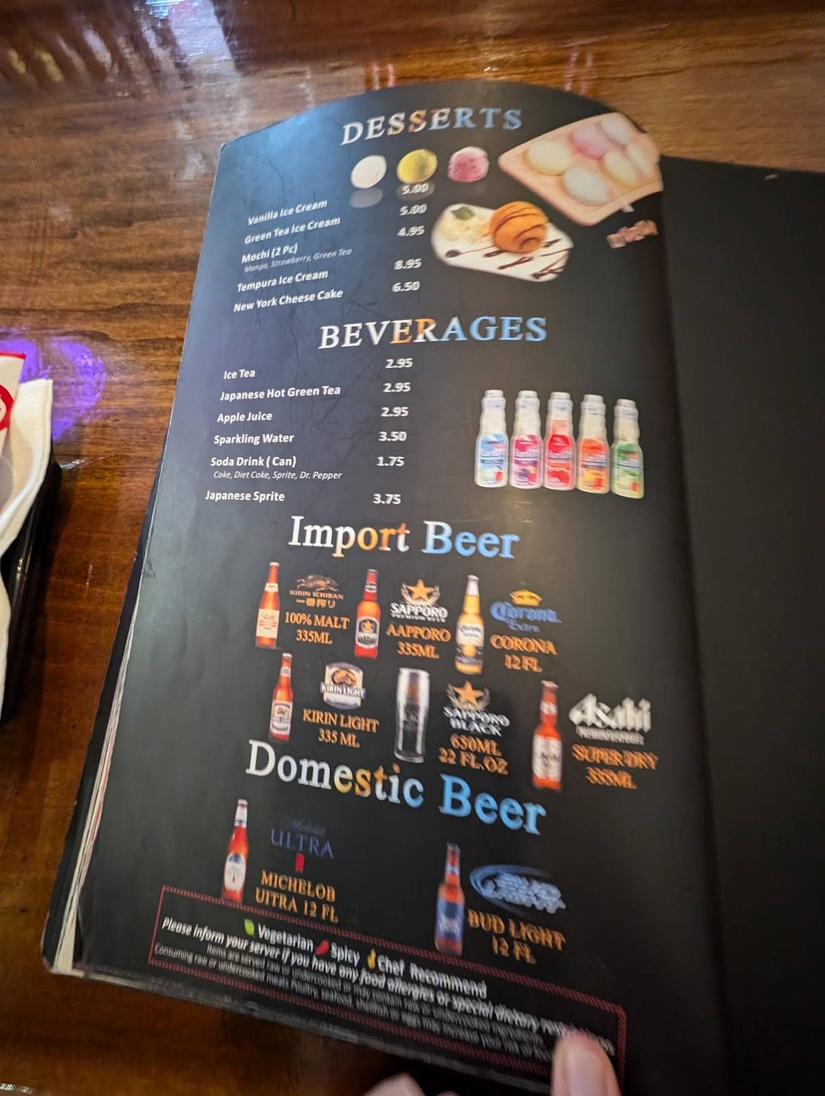 Komeya sushi and ramen меню