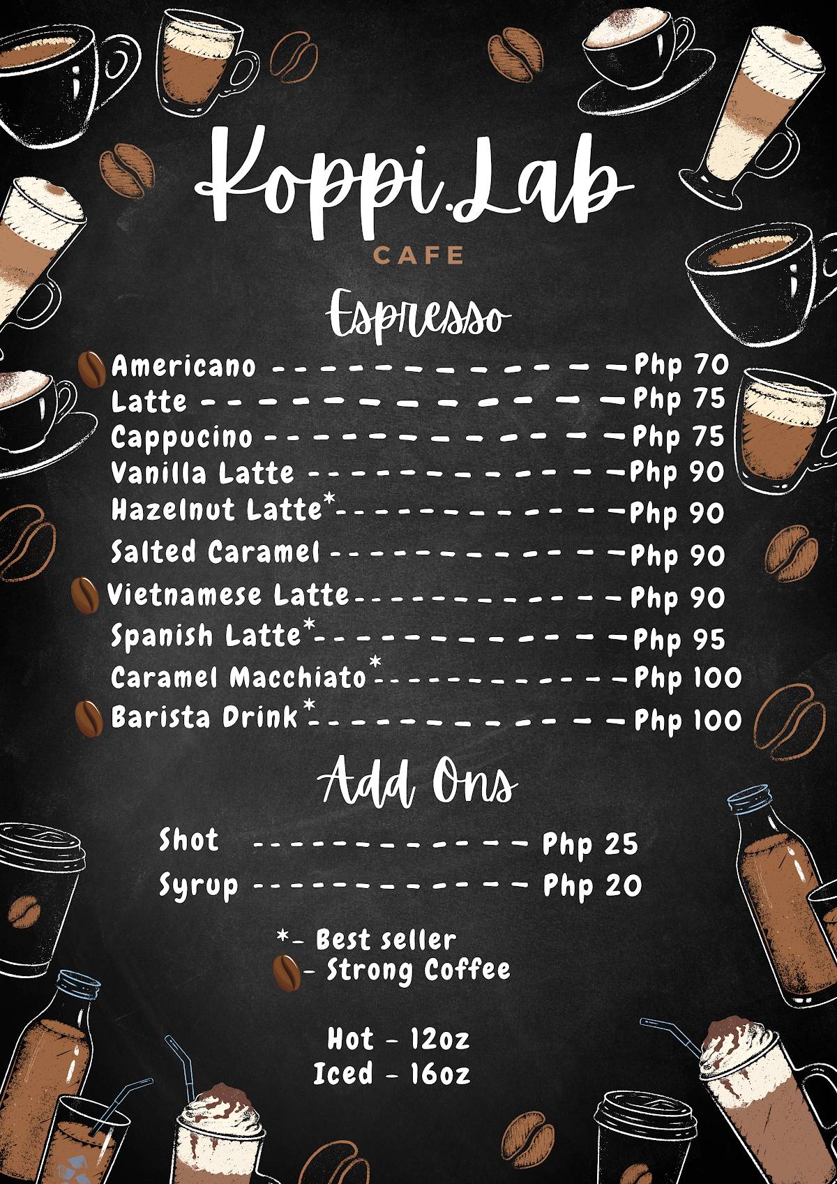 Koppi.Lab Cafe by Moshi меню
