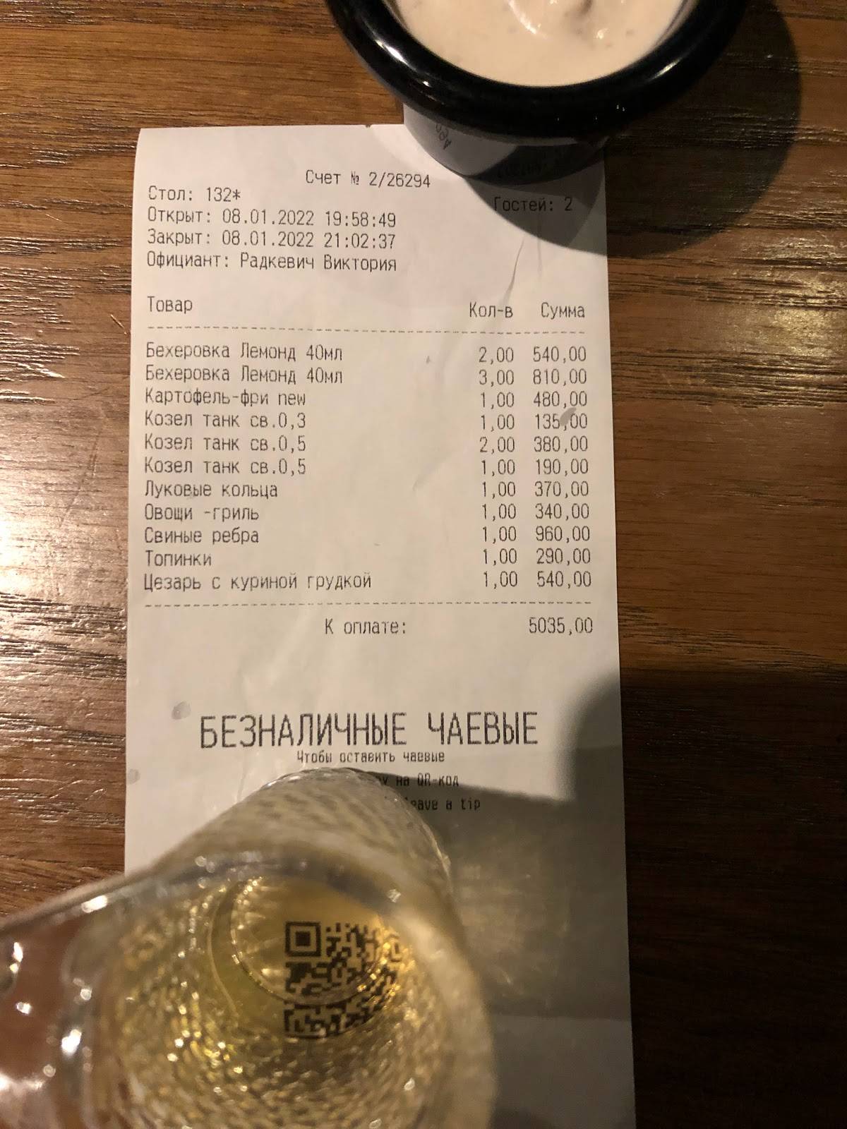 Козловна меню