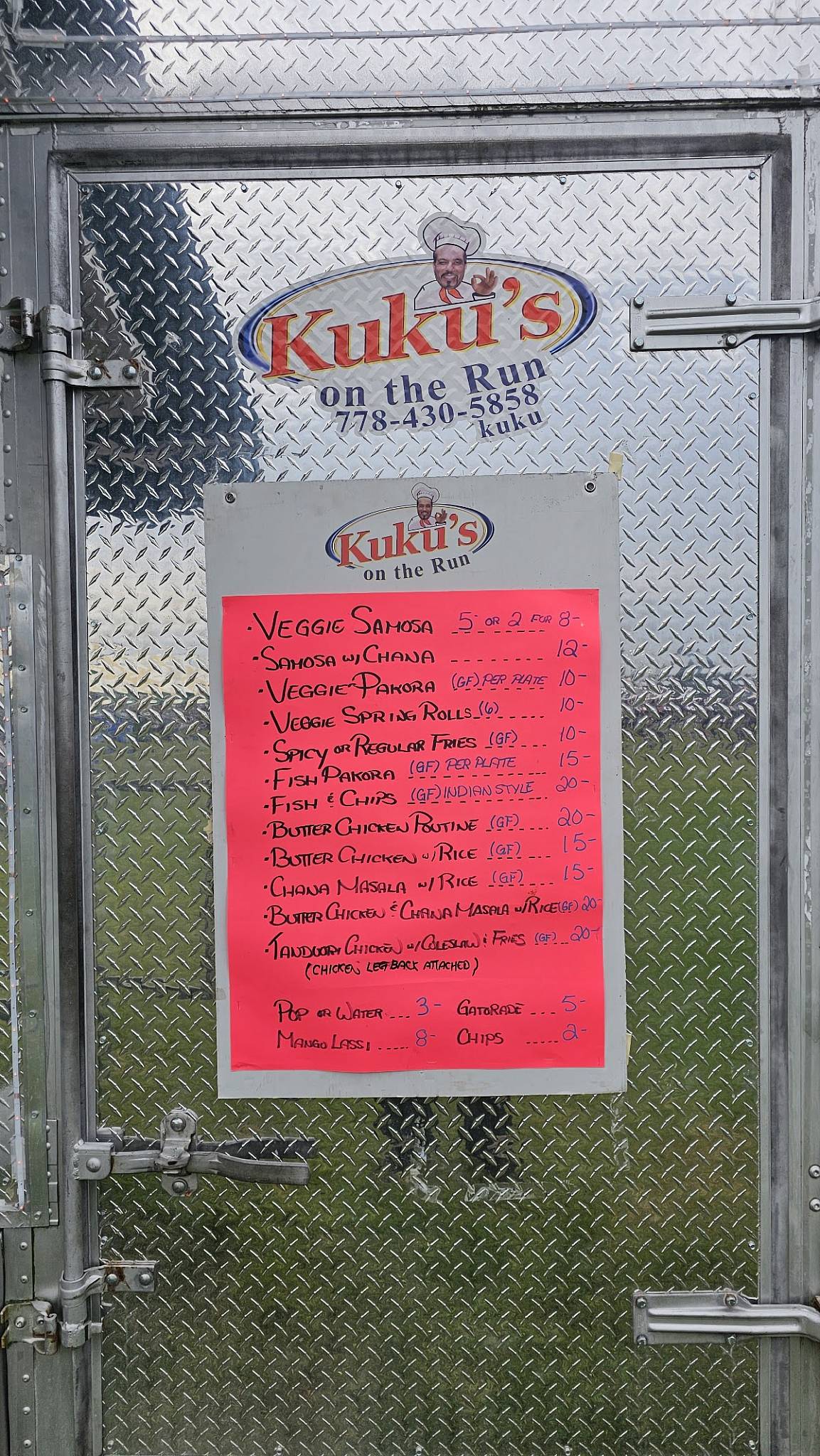 Kuku's меню