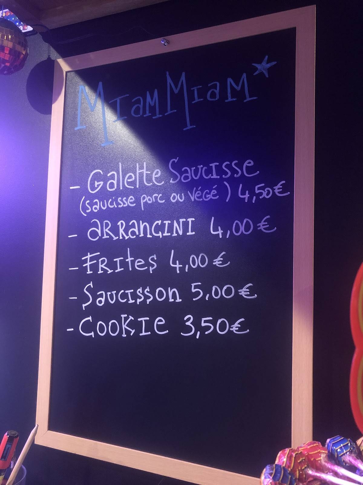 LE COUP DE FOLIE меню