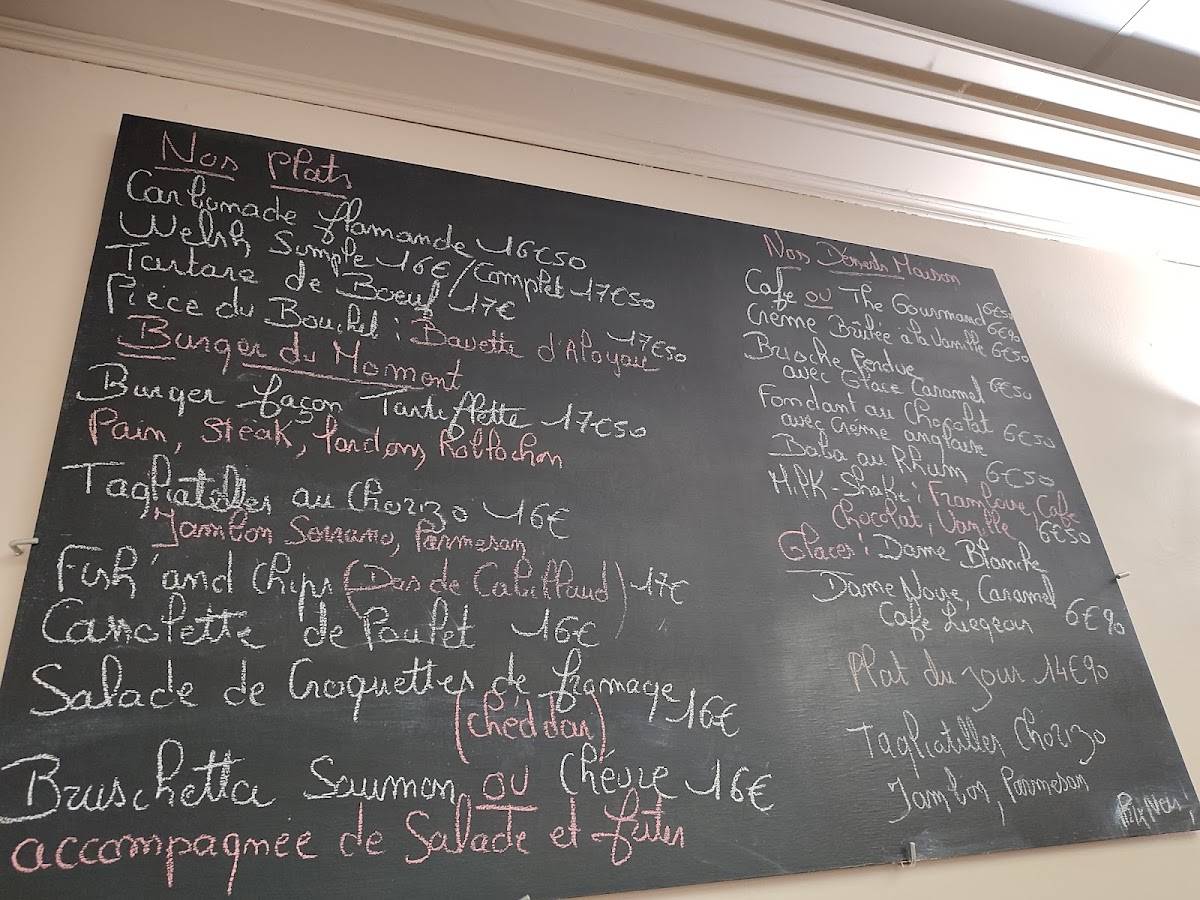 L'Escale меню