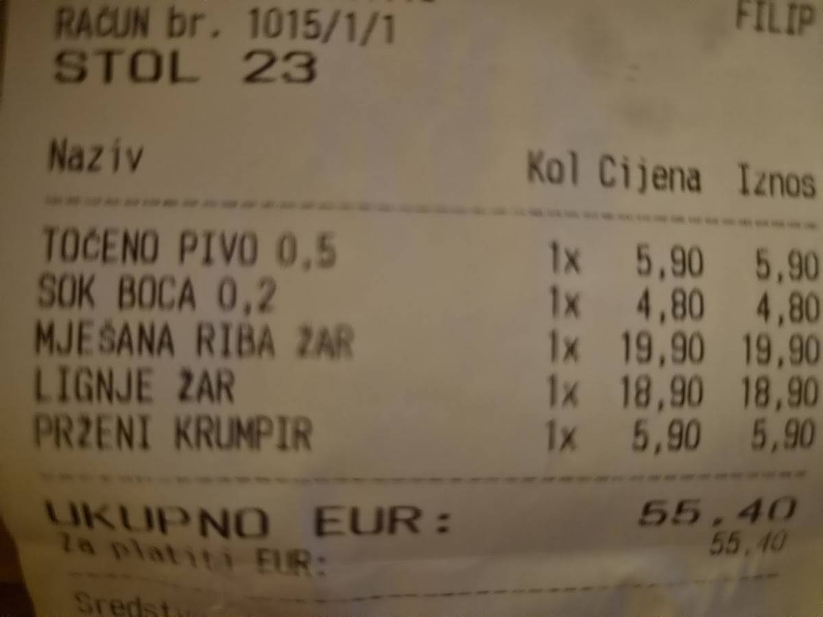 LINO Restaurant меню