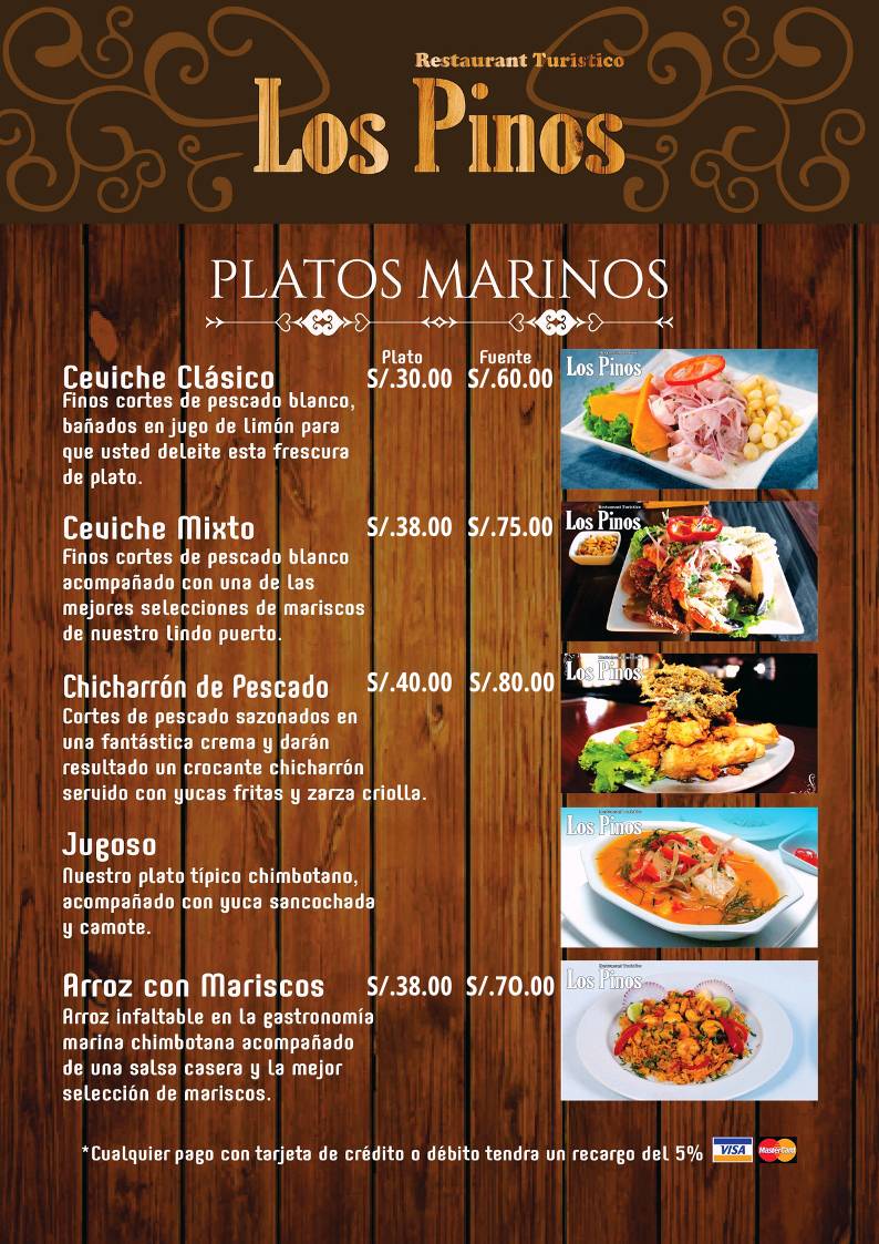 LOS PINOS меню