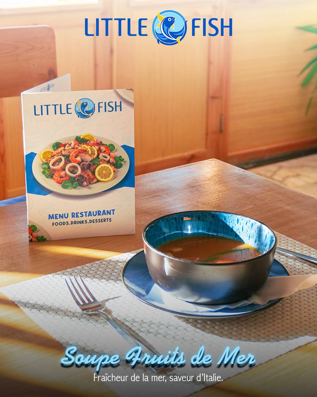 Little fish меню