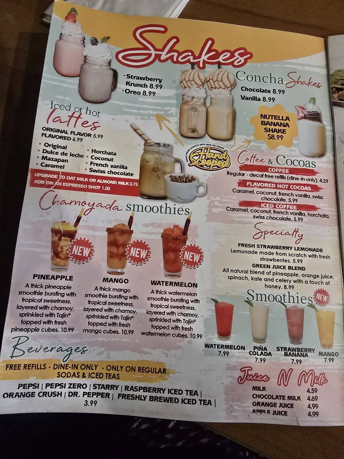 Loaded Cafe Restaurants Bellflower меню