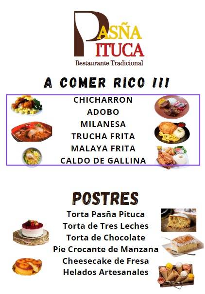 Local de Eventos меню