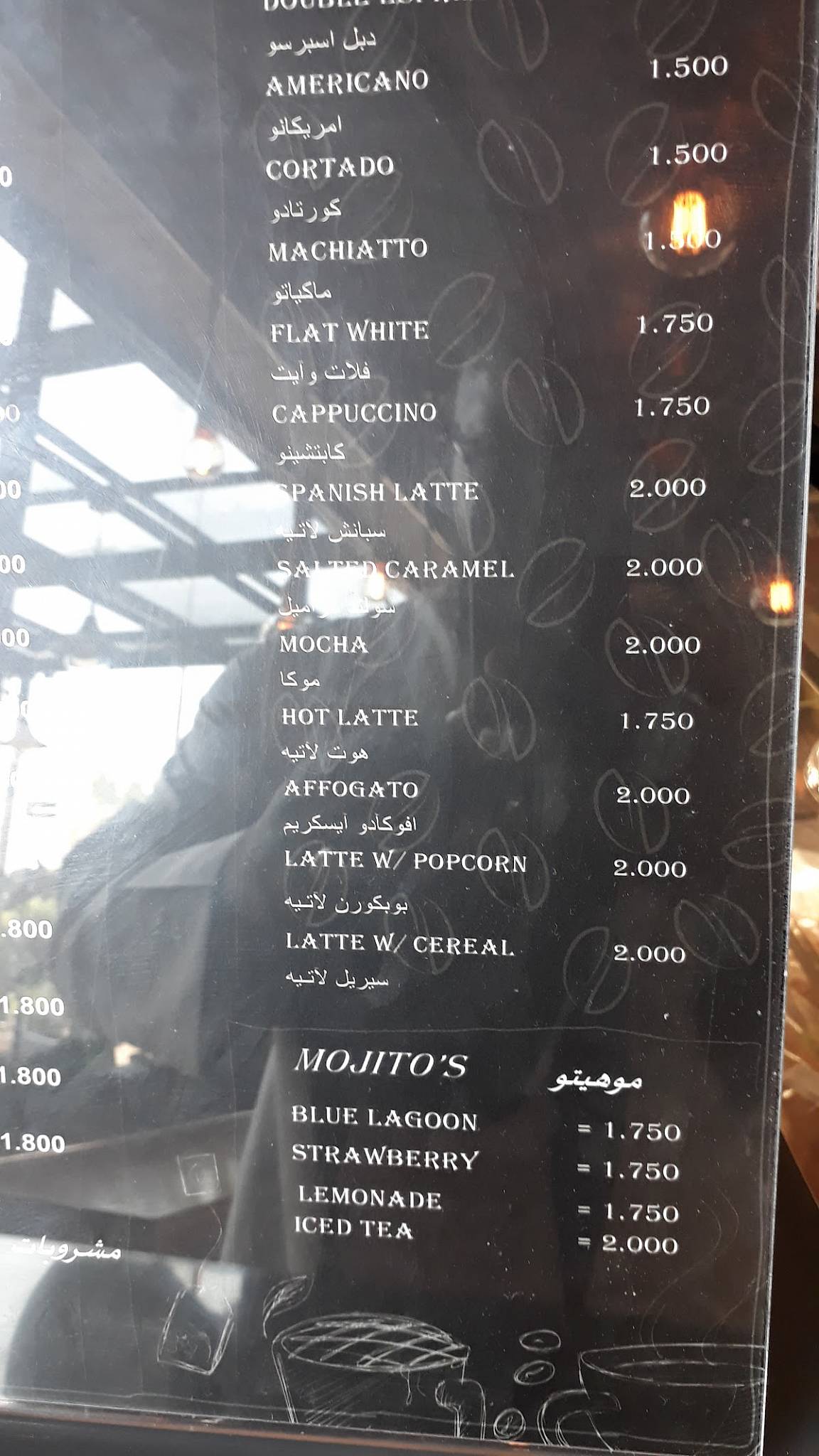 Location Cafe меню