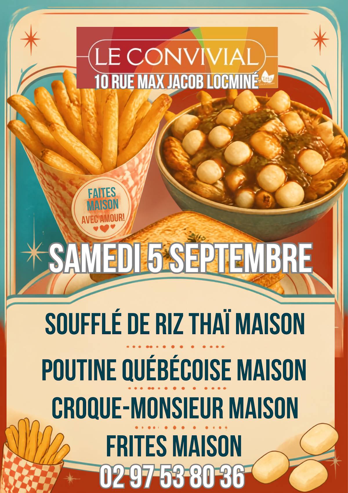 LE CONVIVIAL меню