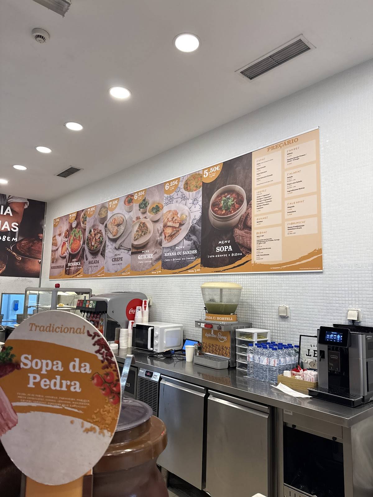 Loja das Sopas меню