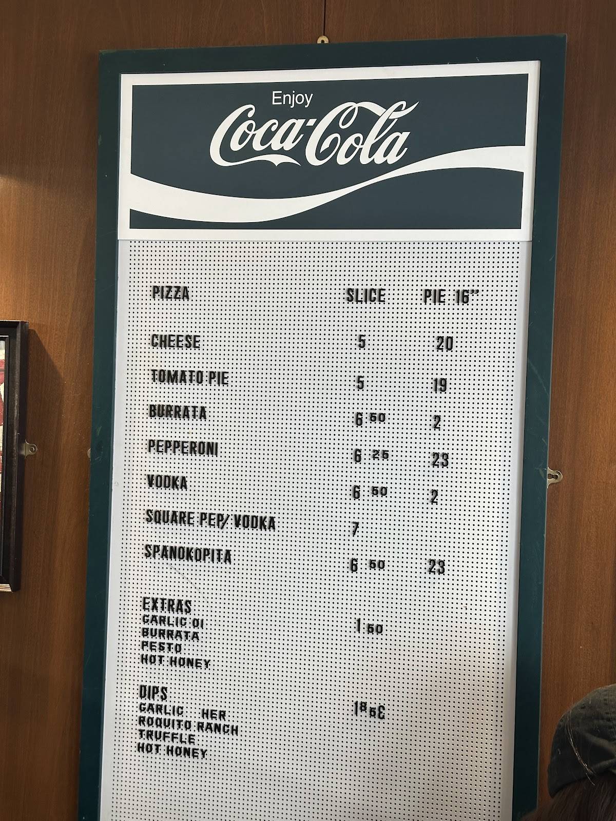 Vincenzo's Pizza меню
