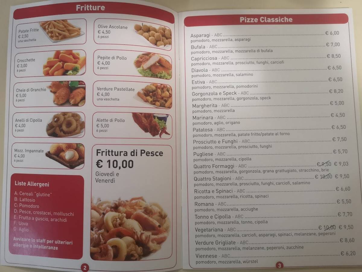 Dolce Pizza меню