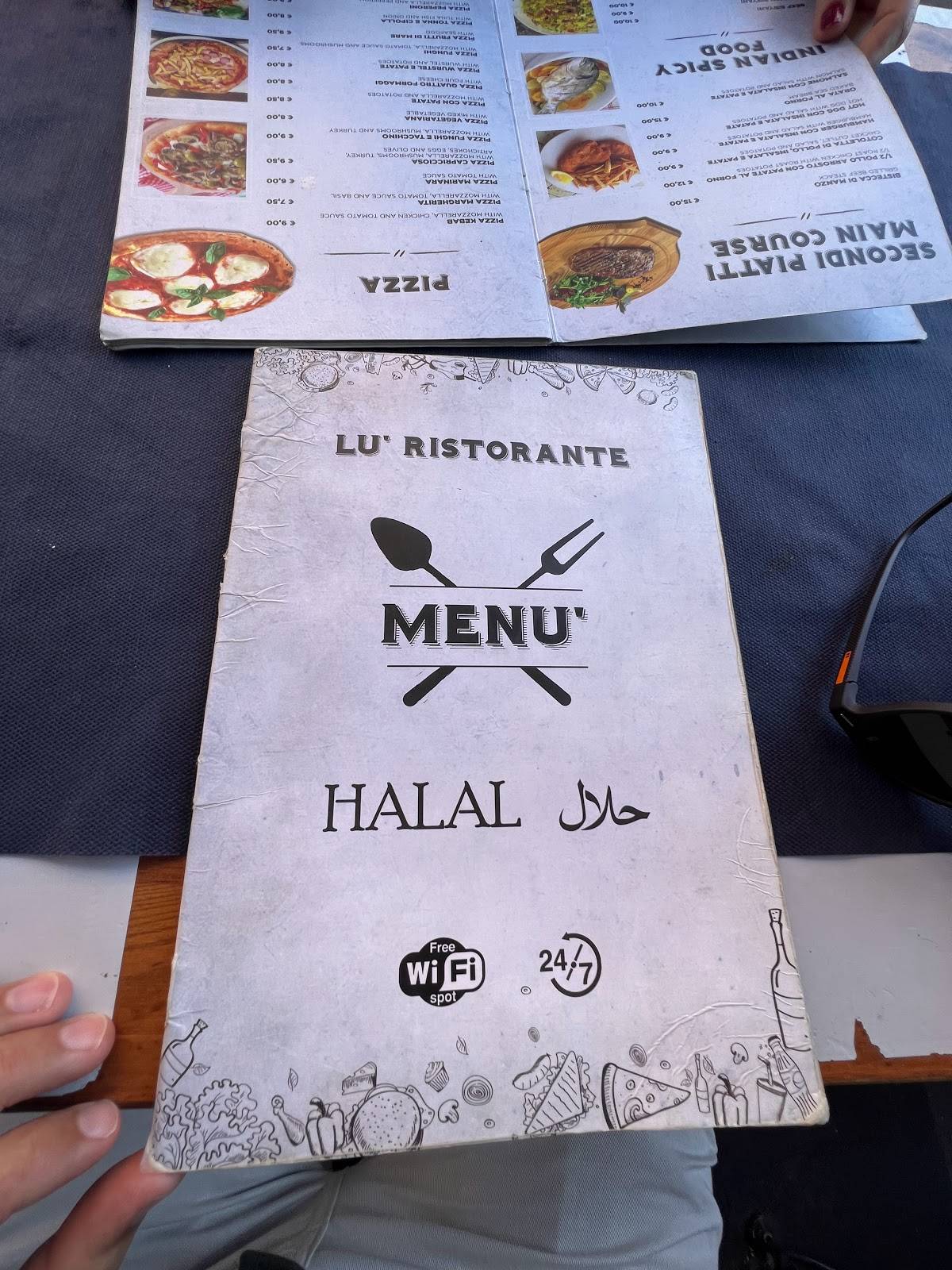 Lu Bar меню