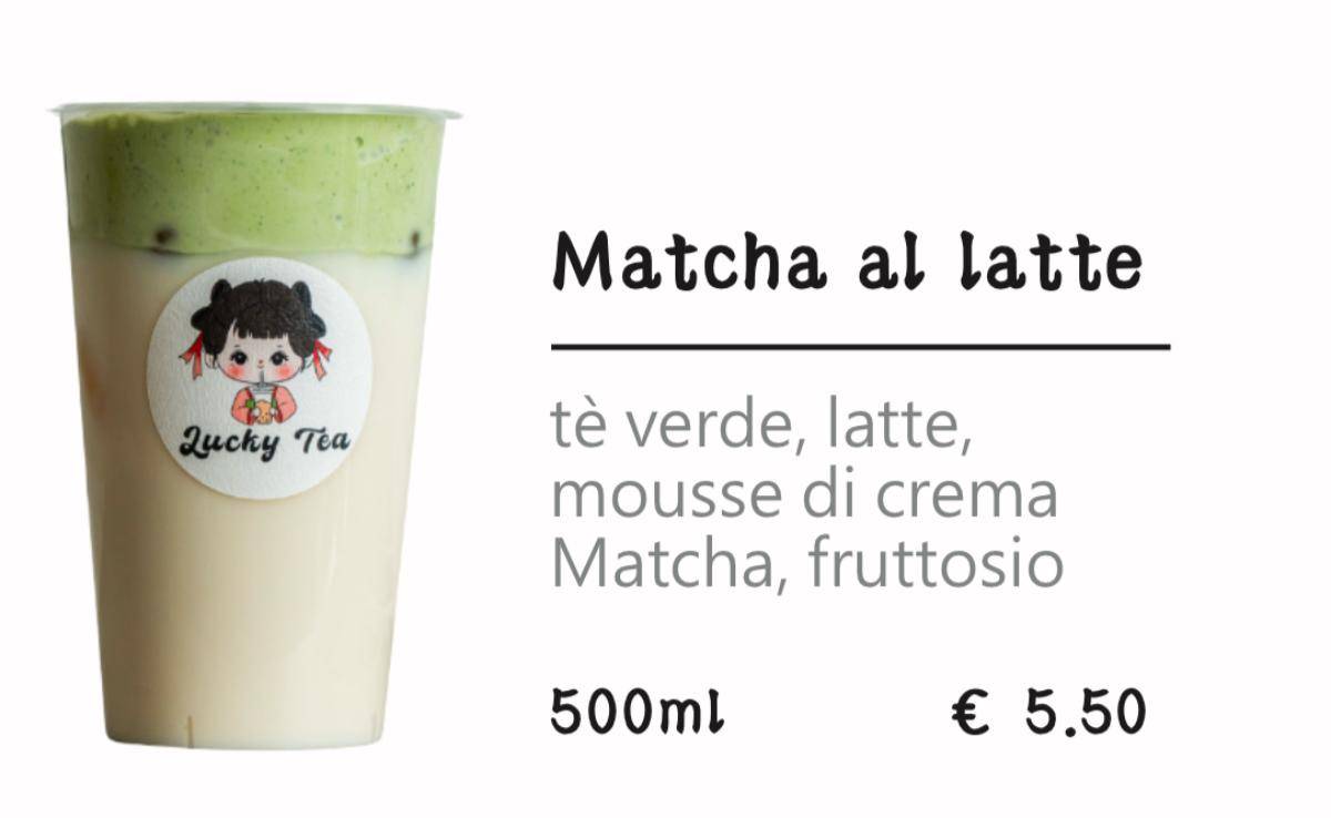 Lucky Poke e Bubble Tea меню