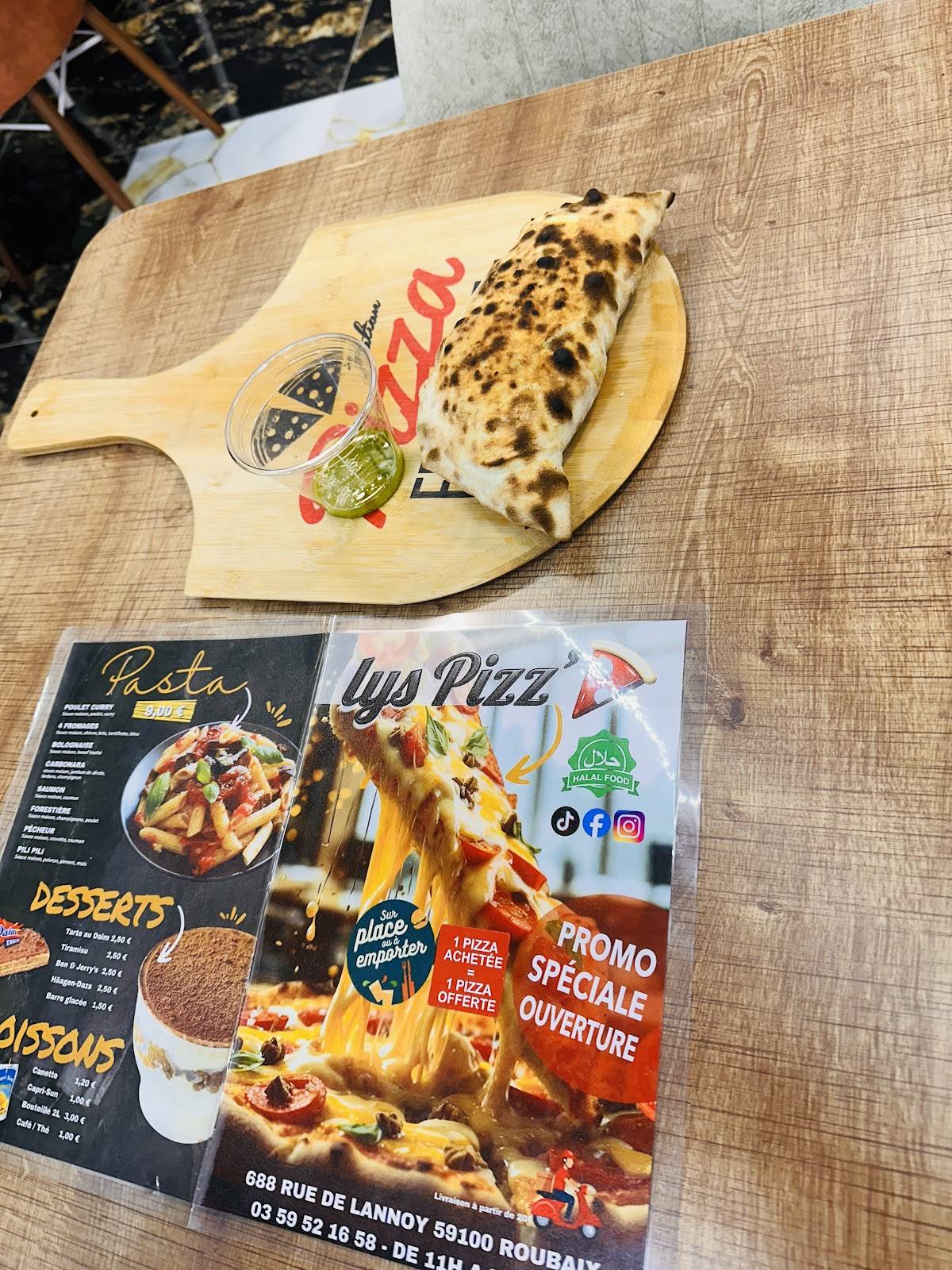 Lys Pizz меню