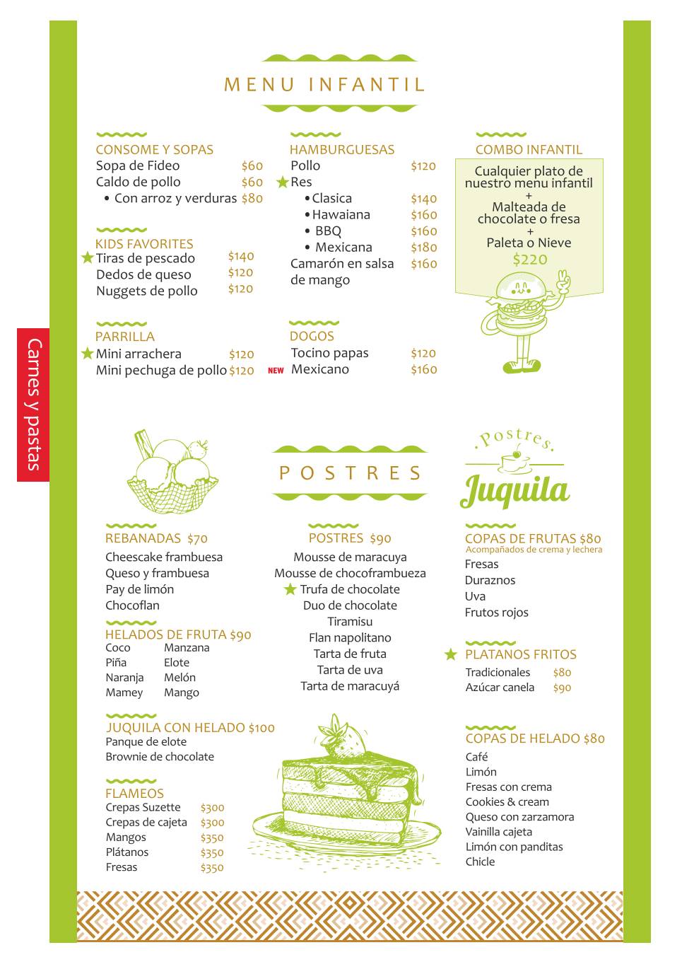 MARISCOS Juquila меню