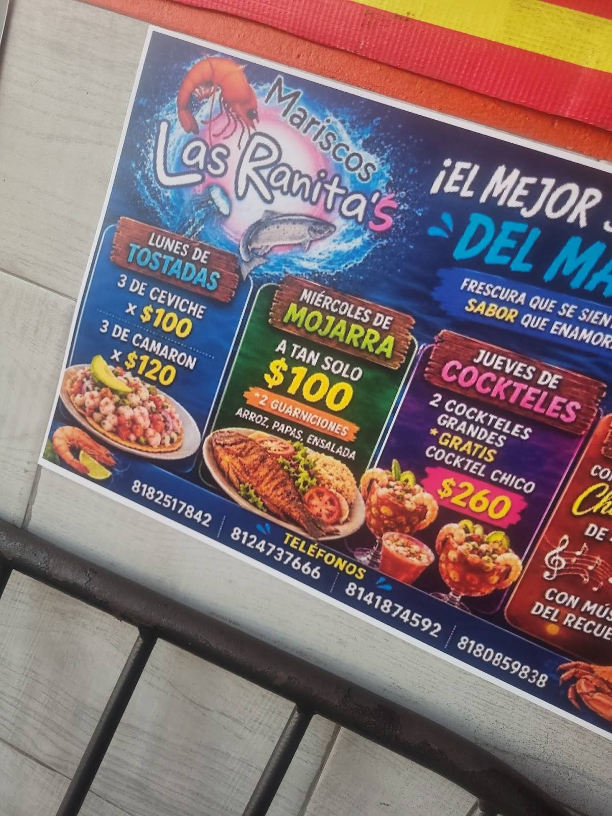 MARISCOS LA RANITA'S меню