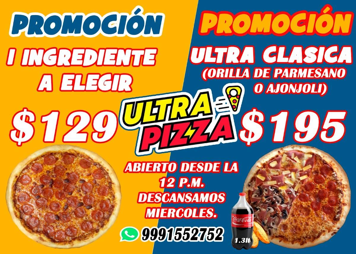 ULTRA PIZZA CHENKU меню